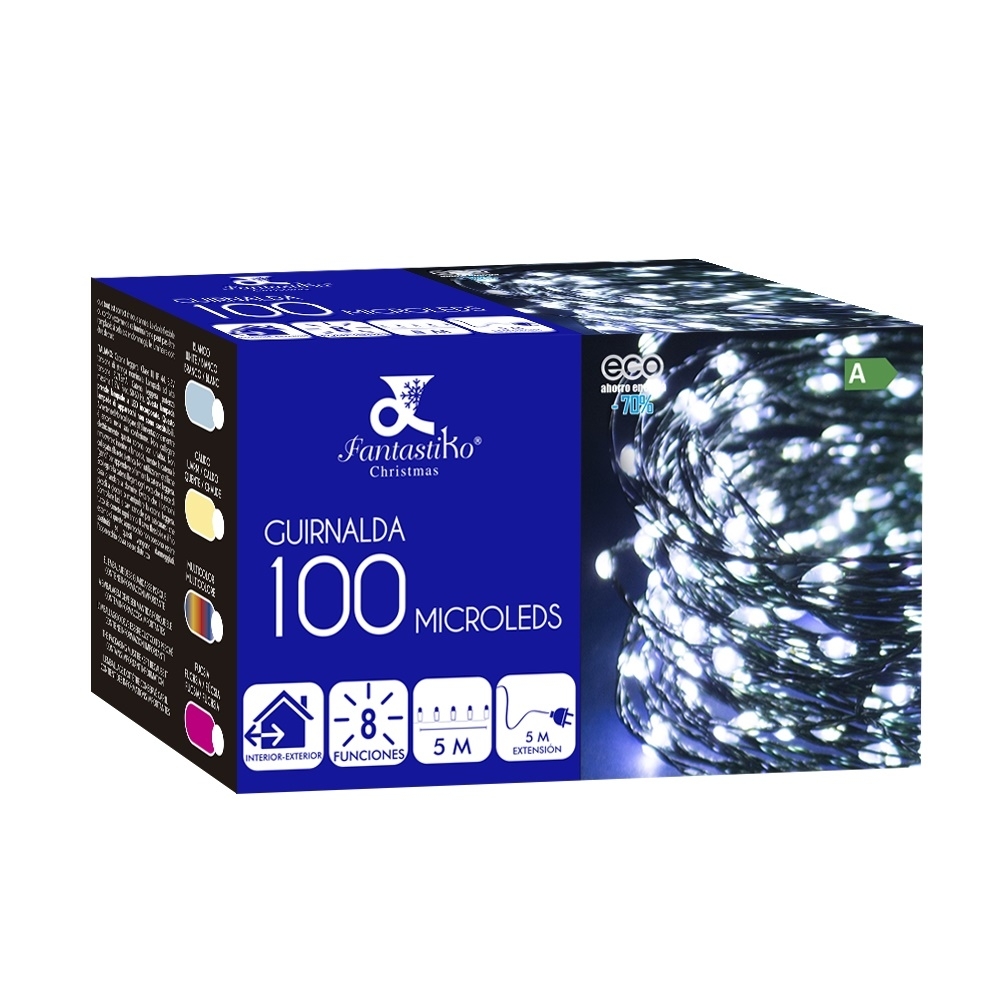 MICRO-LED 100 LIGHTS 8 FUNCTIONS MULTICO | IXIA REGAL S.A.